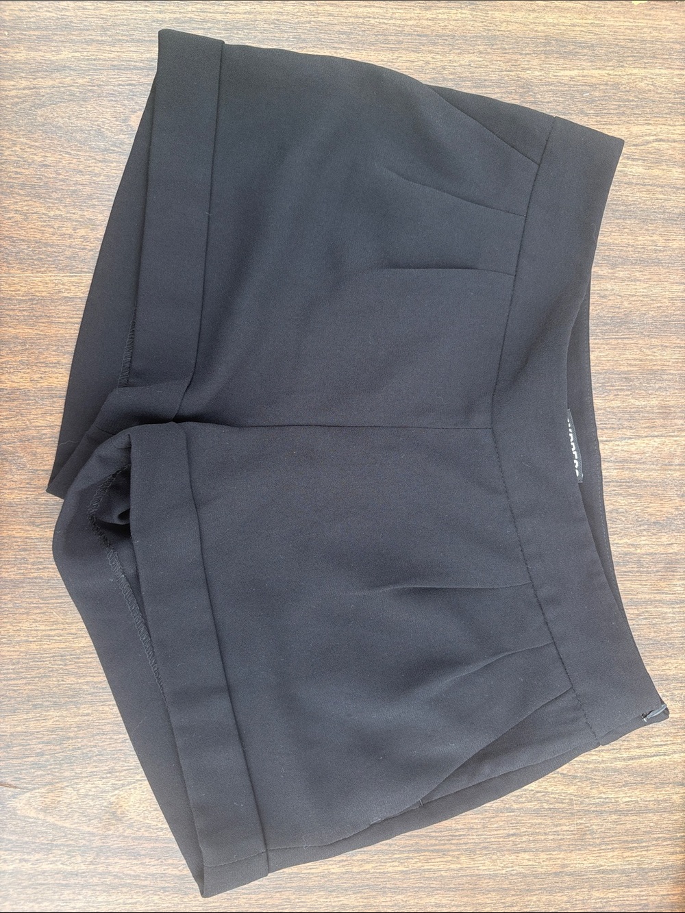 Express Black High-Waist Tailored Shorts